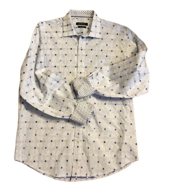 Bugatchi Classic Fit Flip Cuff Shirt - Picture 2 of 8